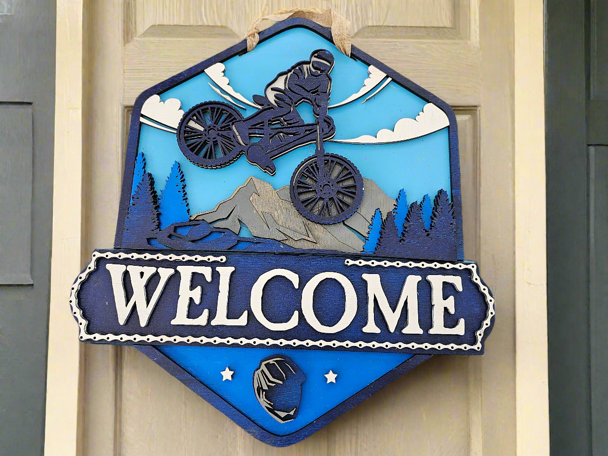 Dirt Bike - Themed Decorative door round