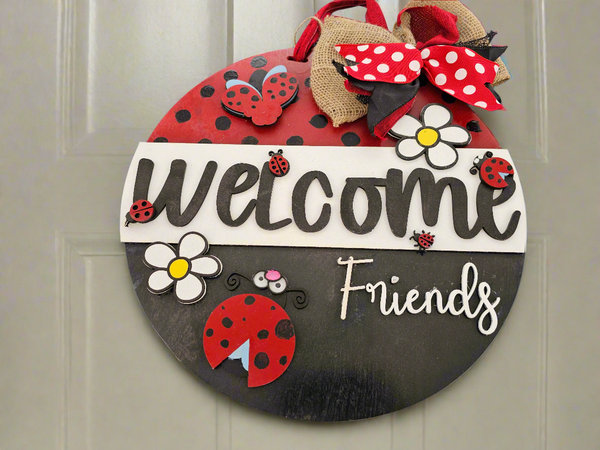 Lady Bug - Themed Decorative Door Round