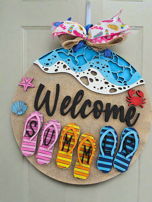 Beach - Themed Decorative Door Round