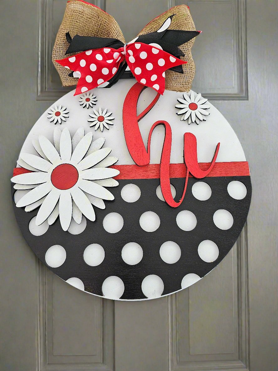 Daisy - Themed Decorative Door Round